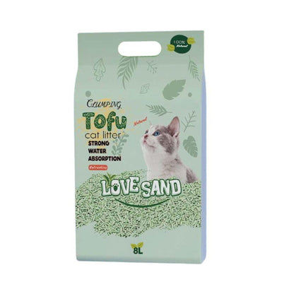LOVE SAND Tofu מבצע חול טופו מתגבש לחתולים 3 יחידות רק ב-₪159 8 ליטר