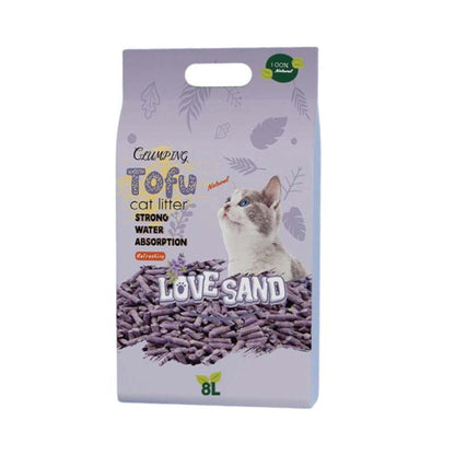 LOVE SAND Tofu מבצע חול טופו מתגבש לחתולים 3 יחידות רק ב-₪159 8 ליטר