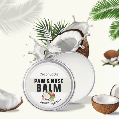 קרם לכפות ולאף לכלבים עם שמן קוקוס