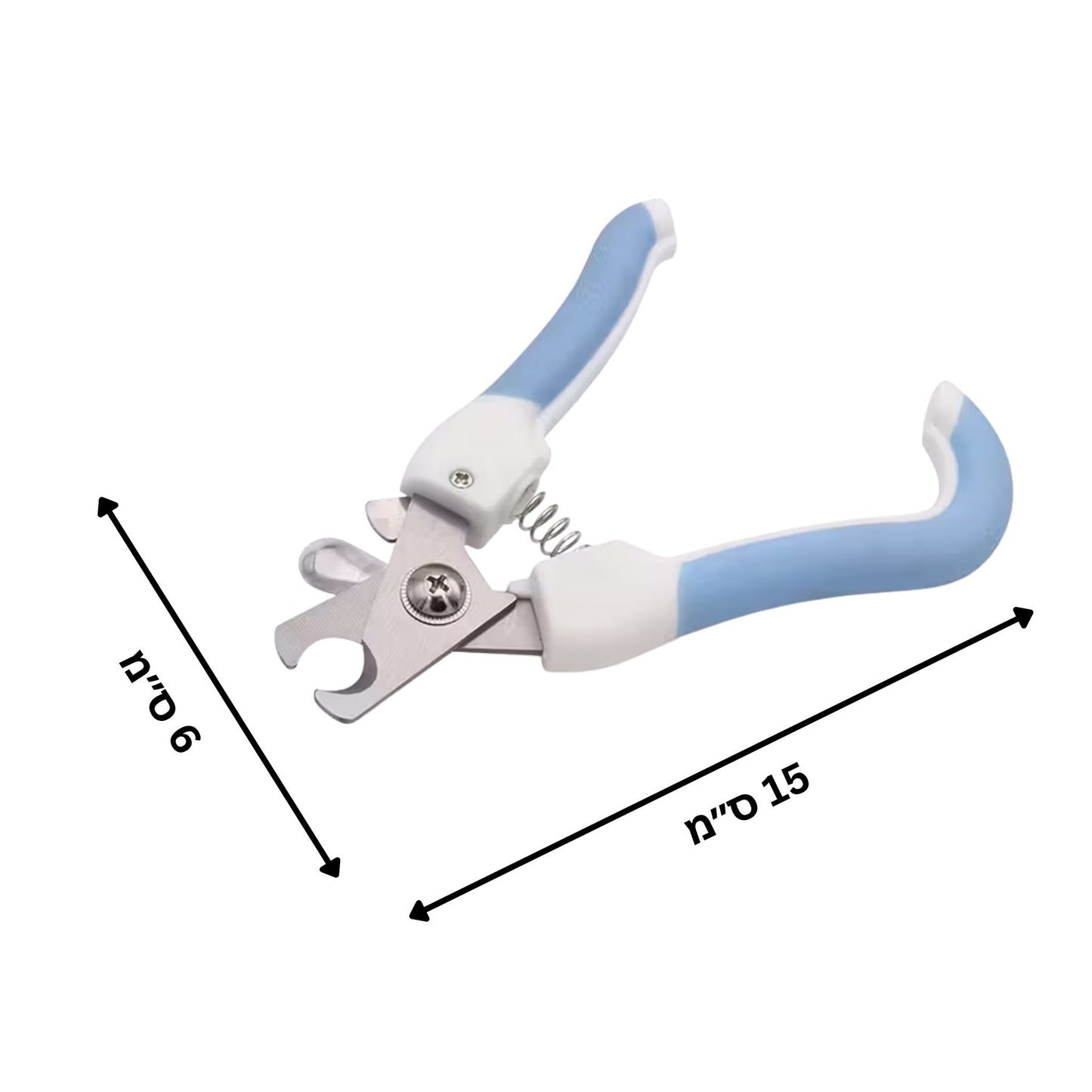 קוצץ ציפורניים לכלבים וחתולים צבע כחול