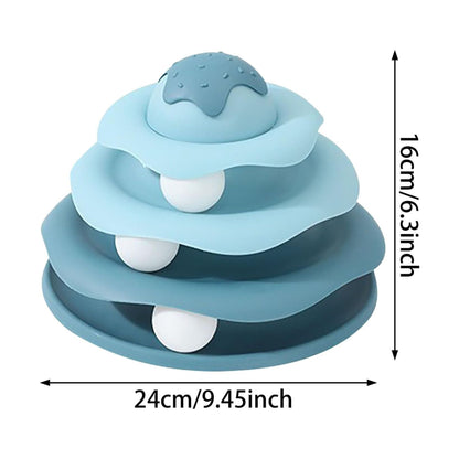 Hoofie צעצוע אינטראקטיבי לחתולים עם כדורים