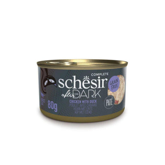Schesir שזיר מעדן פטה לחתולים עוף וברווז 80 גרם