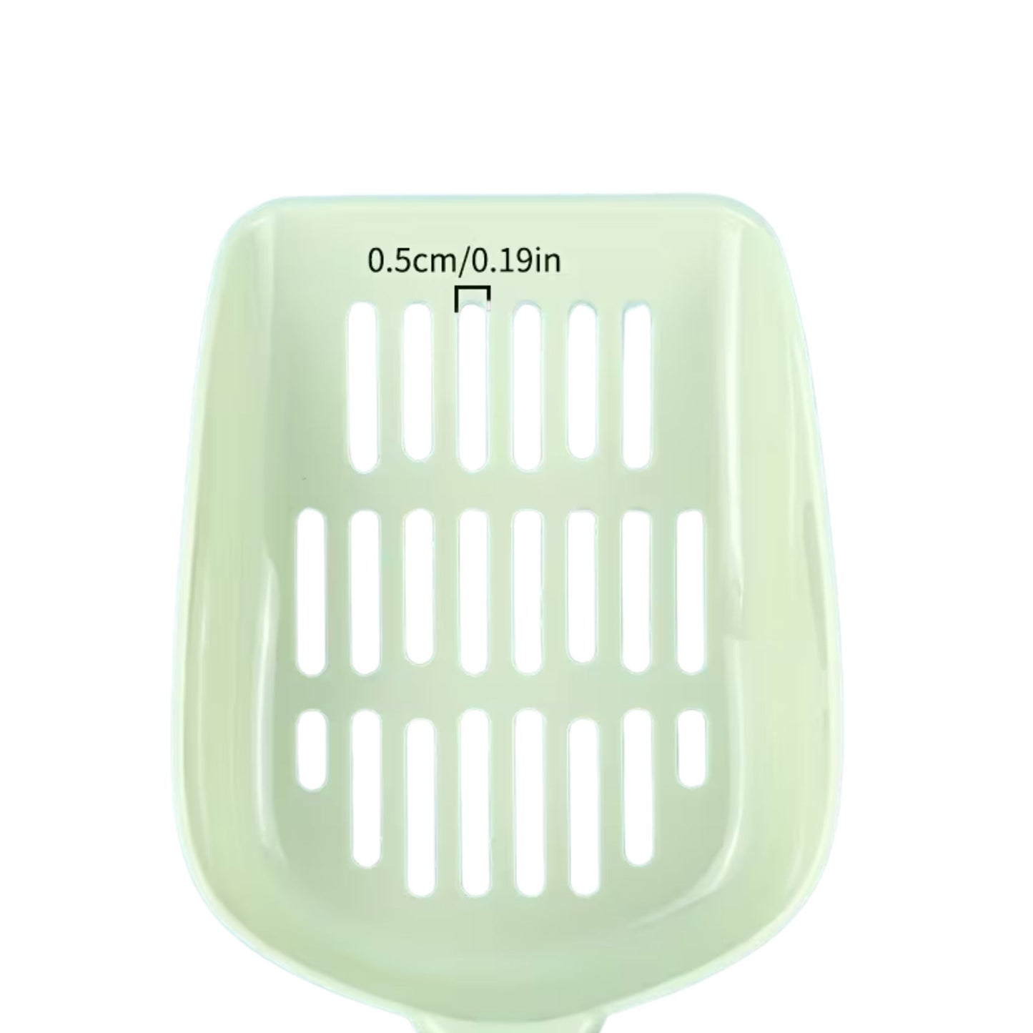 כף איסוף לחול חתולים צבע ירוק