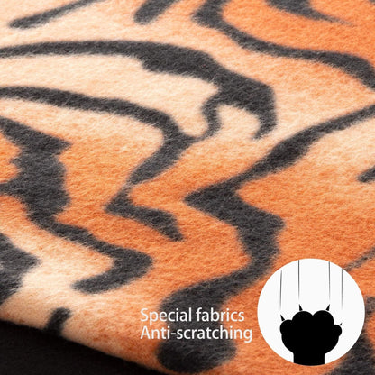 מיטה אינטראקטיבית לחתולים עם צעצועים צבע חום