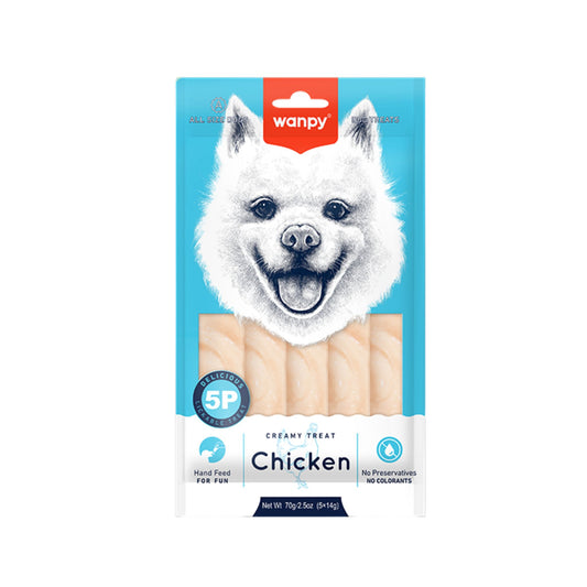 WANPY Chicken Flavor Dog Lickable Treats 70g