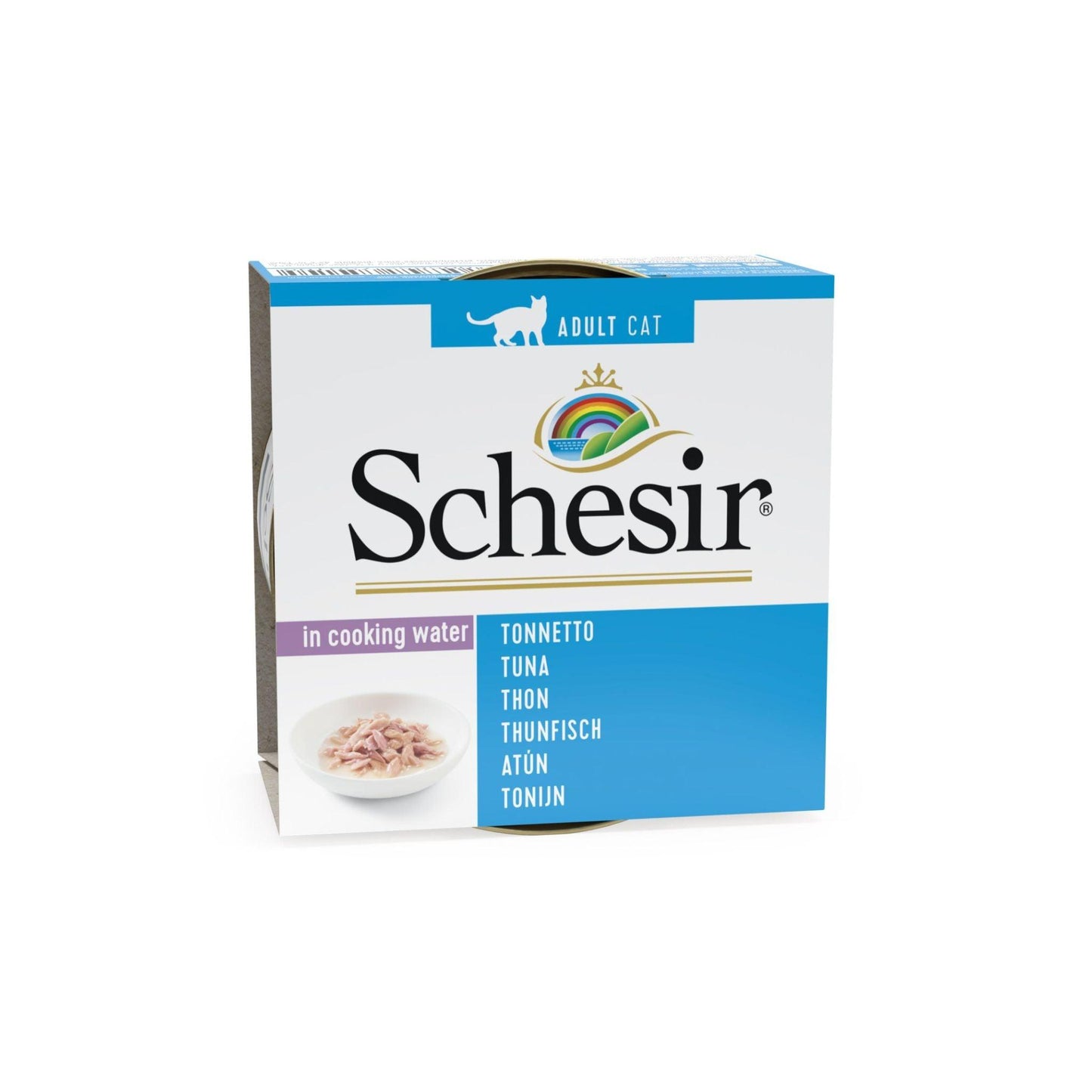 Schesir Лакомство для кошек с тунцом и желе 85 г