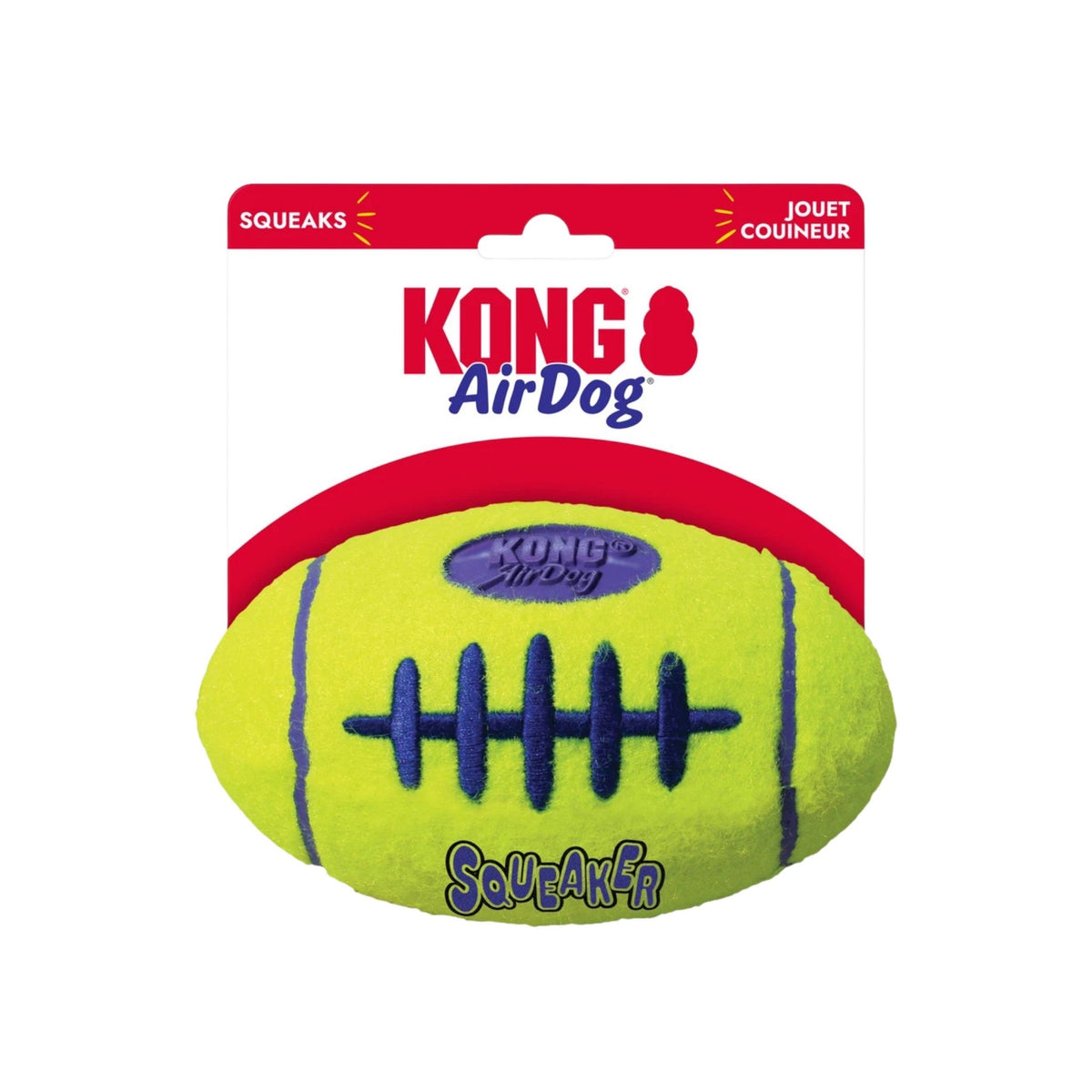KONG L קונג כדור פוטבול מצפצף לכלבים מידה