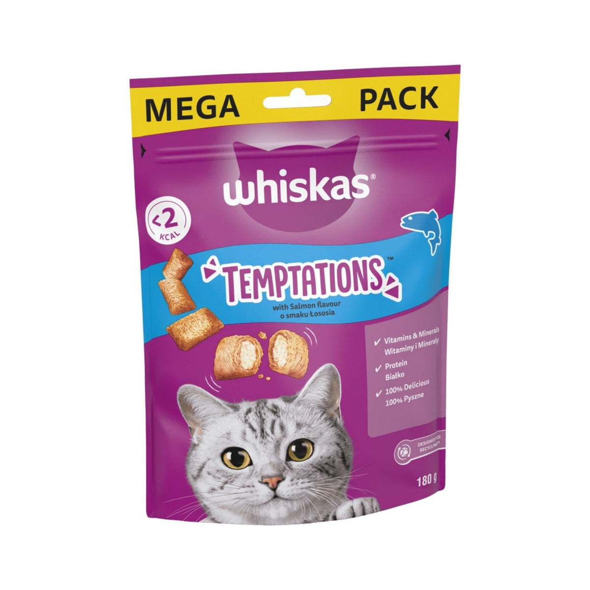 Whiskas - Whiskas Salmon Temptation Snack 60g