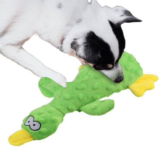 Hoofie צעצוע בובה לכלבים ברווז מצפצף