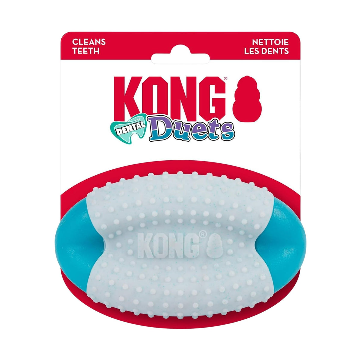 KONG M/L קונג צעצוע דנטלי לכלבים לניקוי שיניים ולעיסה מידה