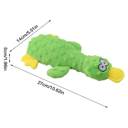 Hoofie צעצוע בובה לכלבים ברווז מצפצף