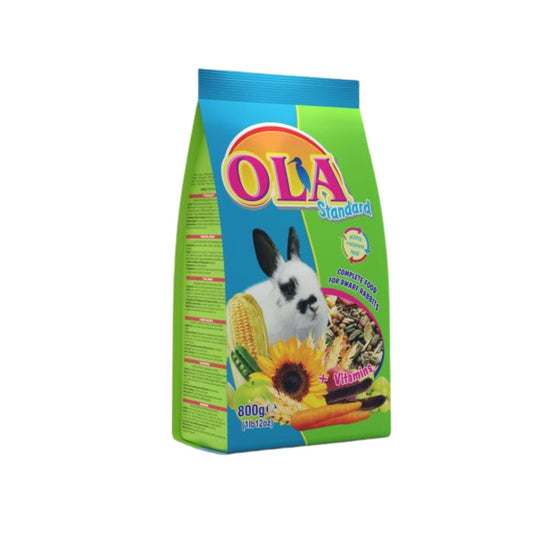 OLA אולה מזון מלא לארנבות 800 גרם