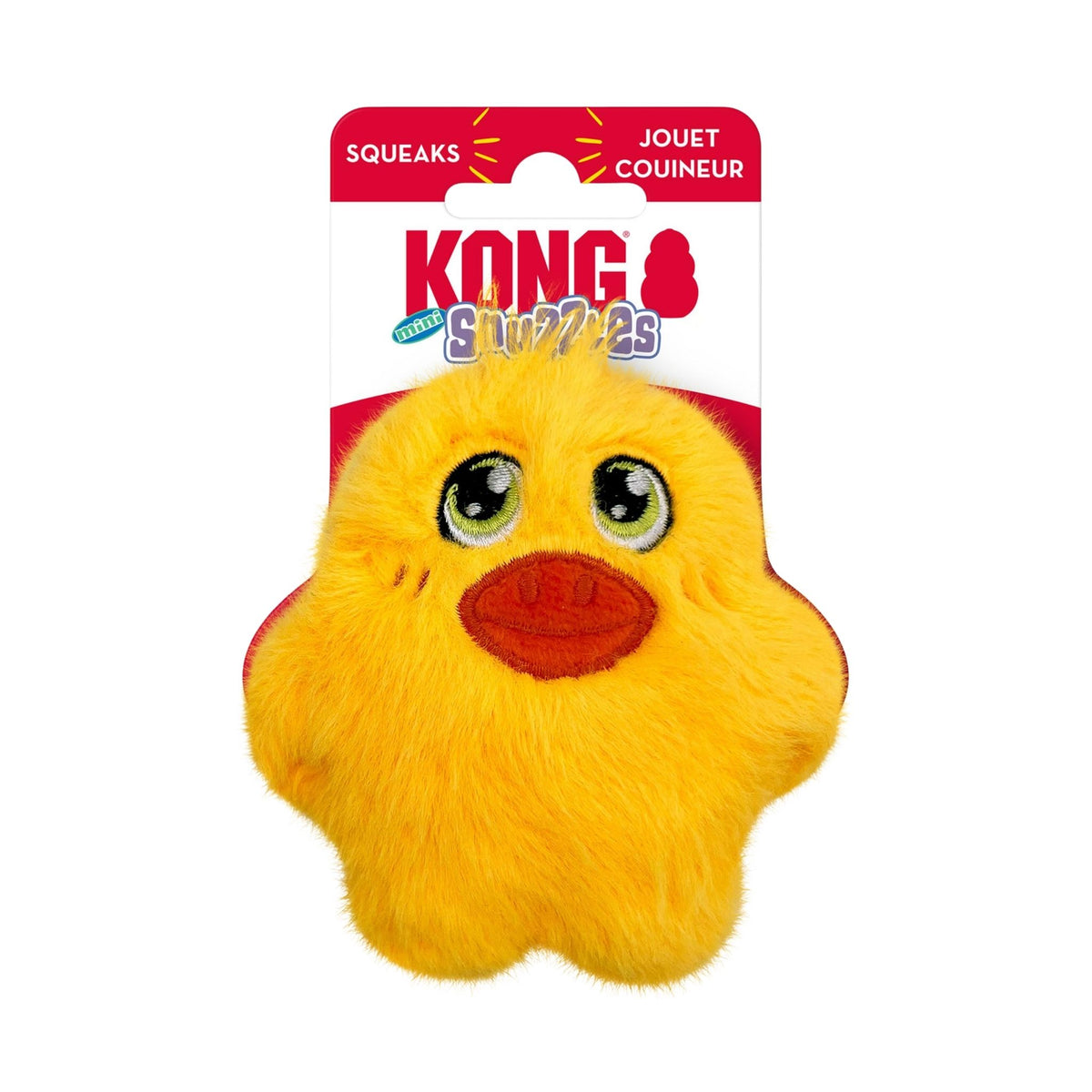 KONG קונג צעצוע בובת ברווז מצפצפת לכלבים קטנים