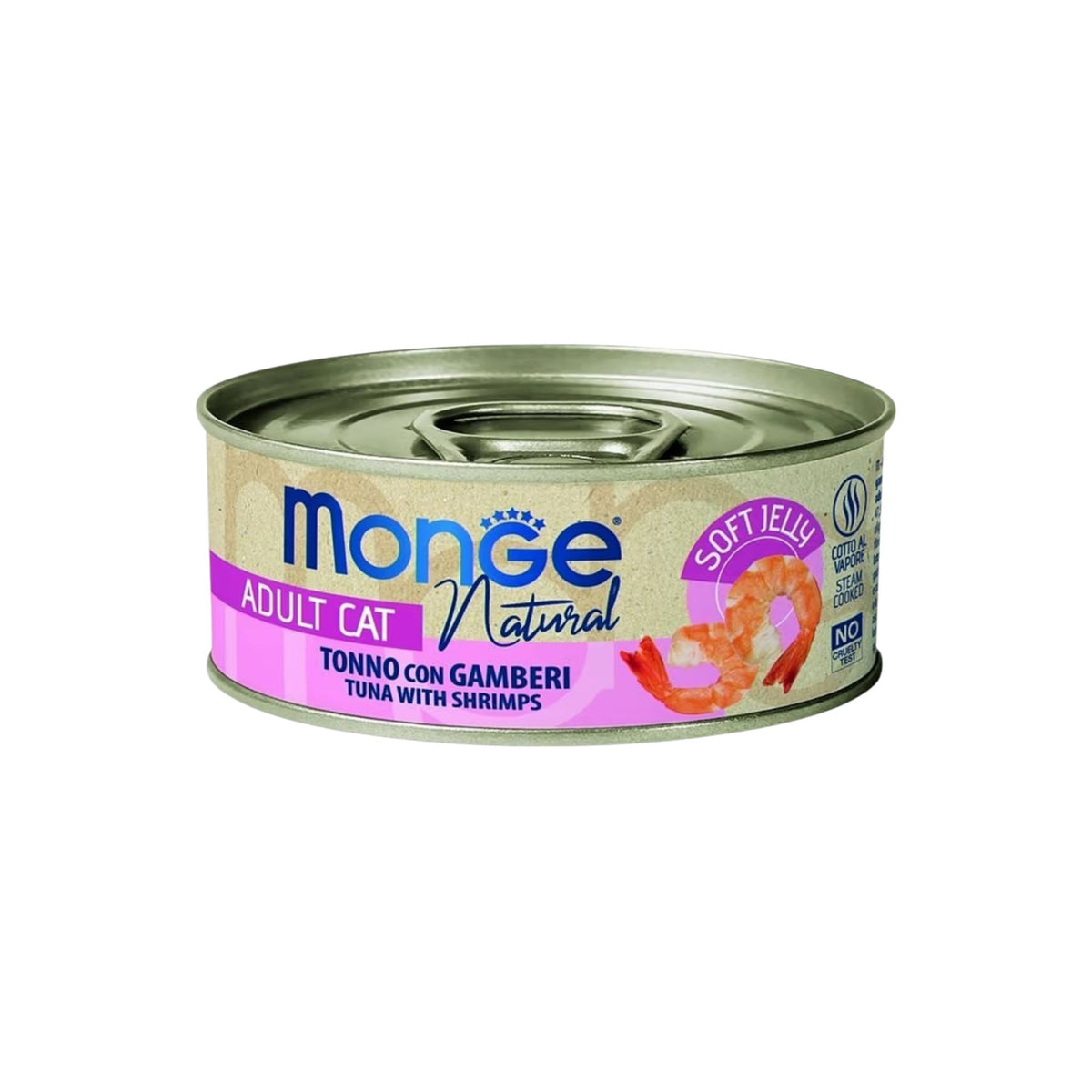 Monge מבצע 10 יחידות מונג נאטורל מעדנים לחתולים 80 גרם
