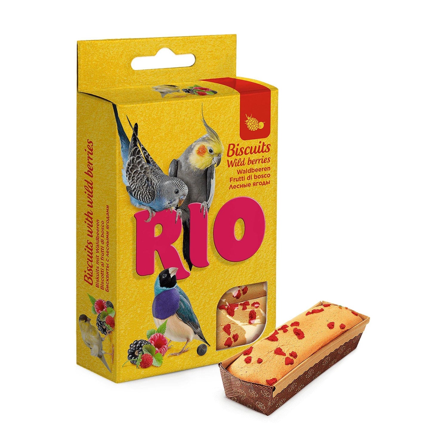 RIO Biscuits with wild berries for all types of birds 35 grams