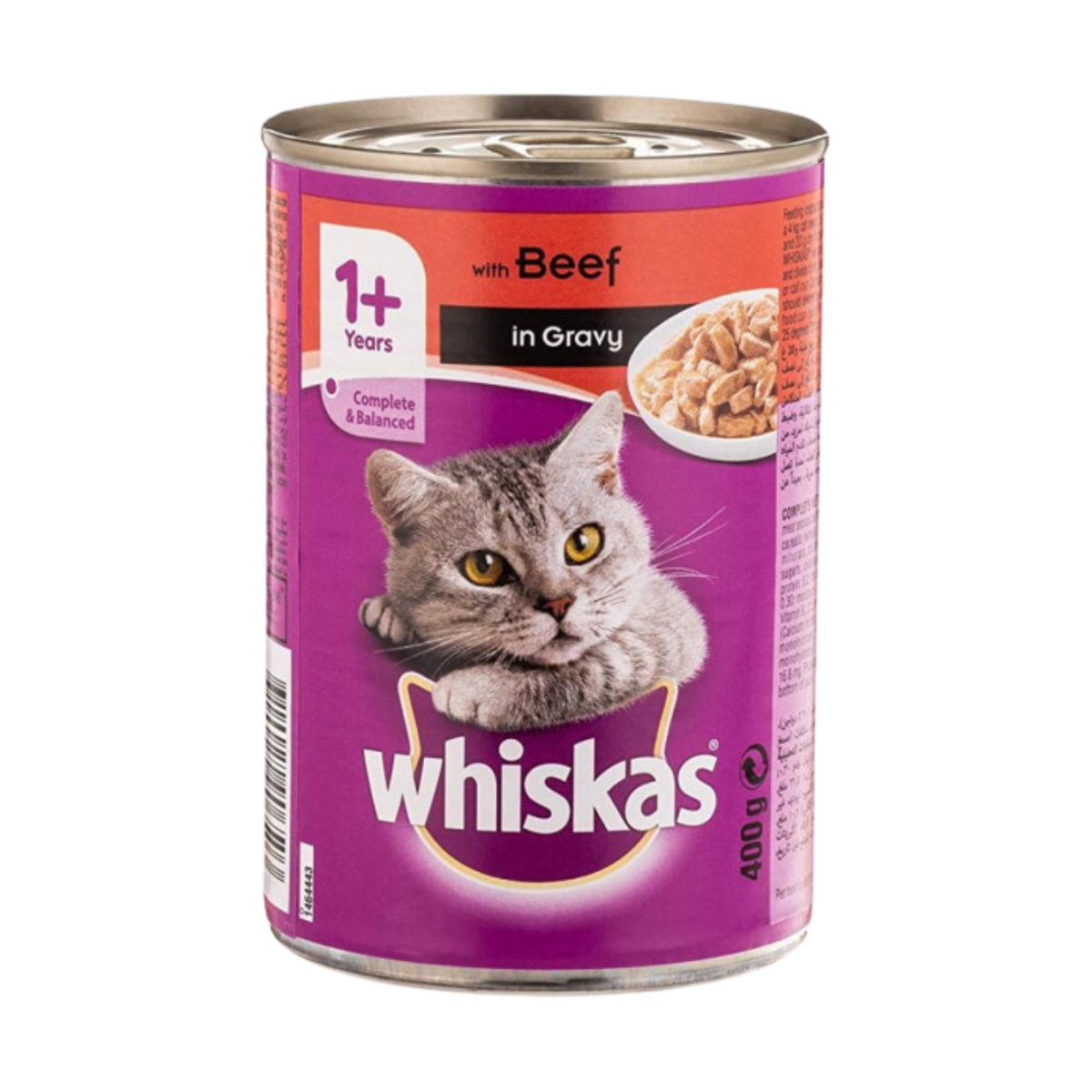 Whiskas - Canned Cat Food Beef 400g