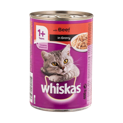 Whiskas - Canned Cat Food Beef 400g