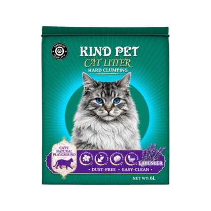 Kind Pet חול טופו מתגבש לחתולים בניחוח לבנדר 6 ליטר