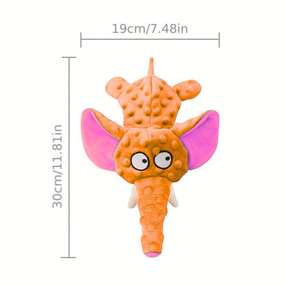 Hoofie צעצוע בובה לכלבים פיל כתום