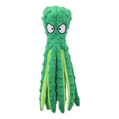 Hoofie צעצוע בובה לכלבים תמנון ירוק