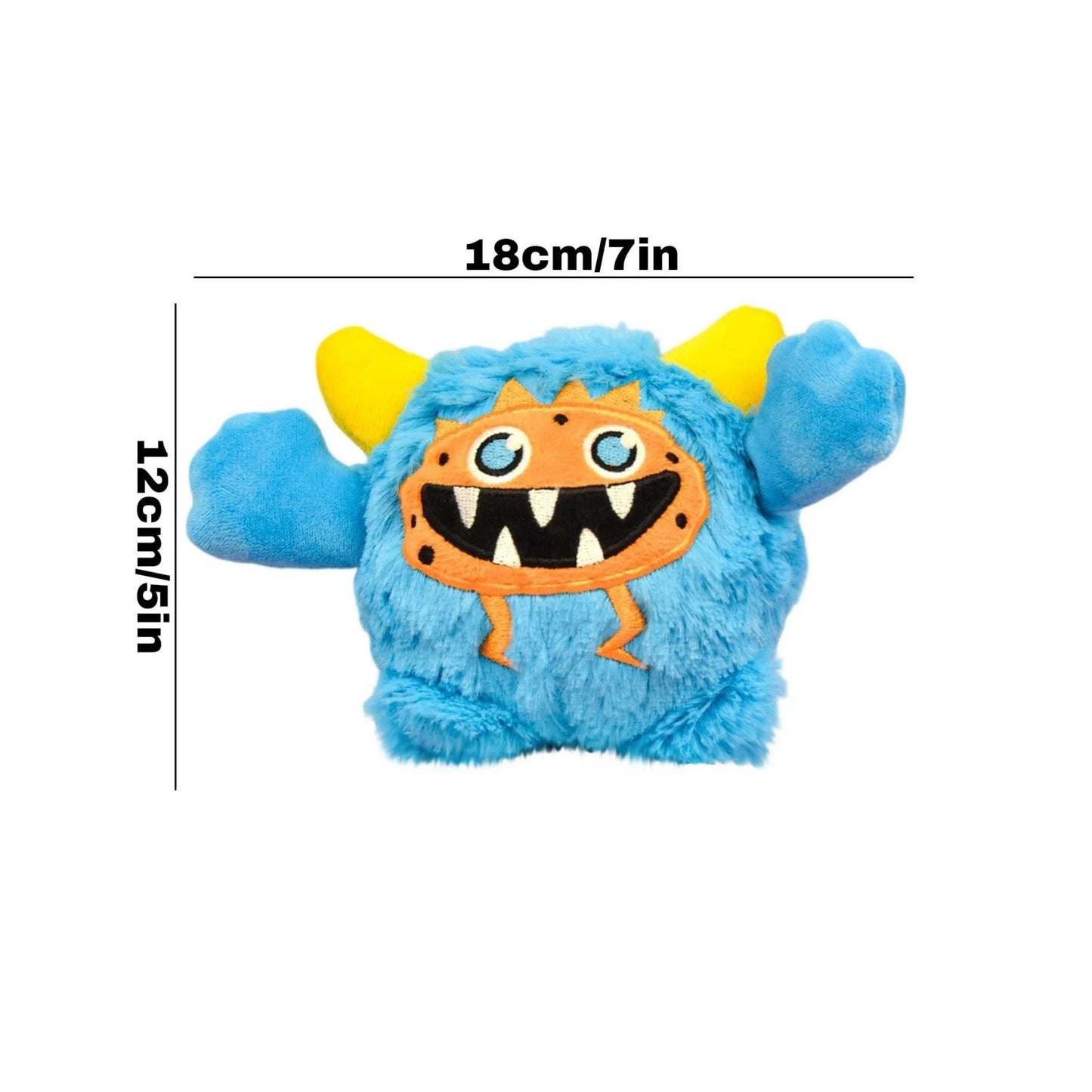 Hoofie צעצוע בובה לכלבים מפלצת כחולה