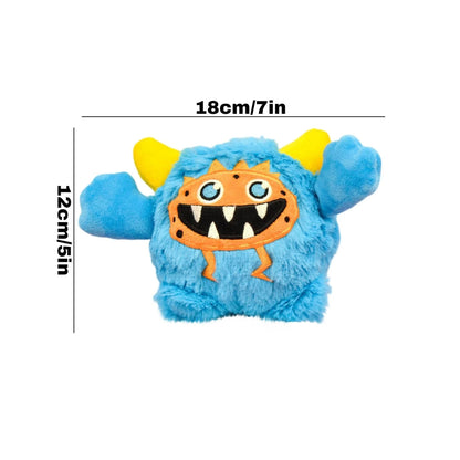 Hoofie צעצוע בובה לכלבים מפלצת כחולה