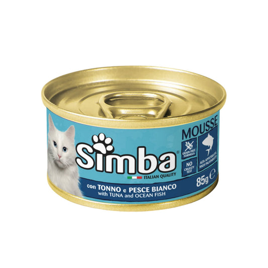 Simba סימבה מעדן מוס לחתולים עם טונה ודגי אוקיינוס 85 גרם