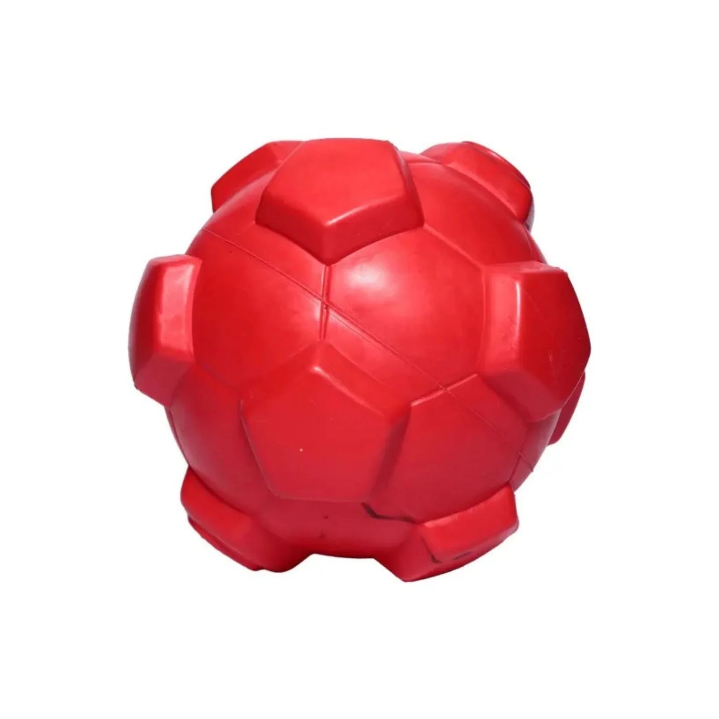 Hoofie צעצוע כדור לכלבים כדור גומי אדום