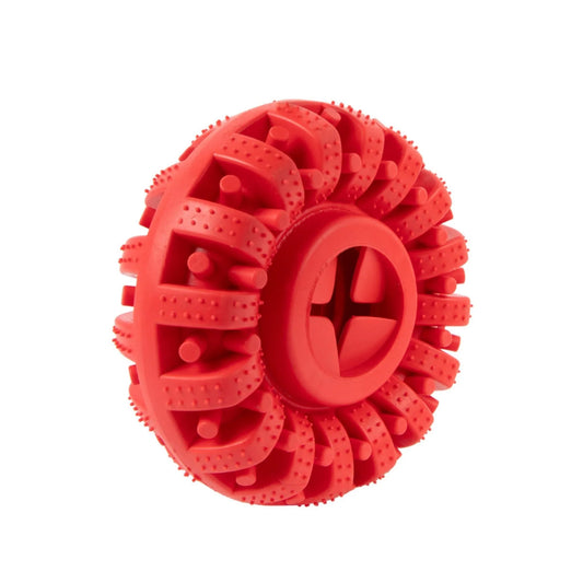 Hoofie צעצוע לעיסה צמיג לכלבים צבע אדום