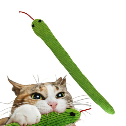 צעצוע נחש לחתולים עם רעש