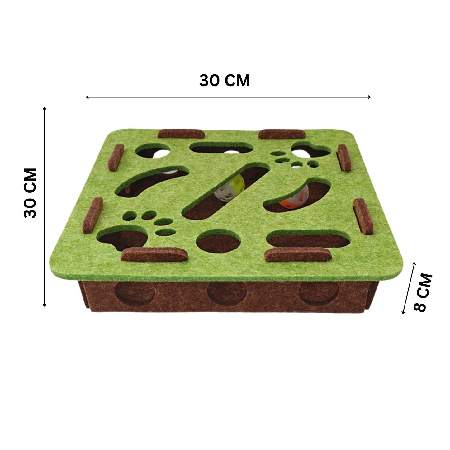 Hoofie צעצוע אינטראקטיבי לחתולים מבוך עם כדורים