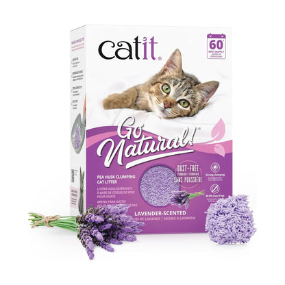 Catit חול אפונה מתגבש לחתולים בניחוח לבנדר 5.6 ק״ג