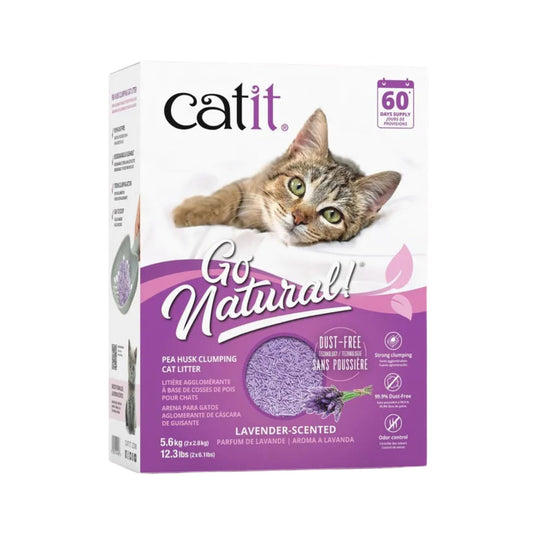 Catit חול אפונה מתגבש לחתולים בניחוח לבנדר 5.6 ק״ג