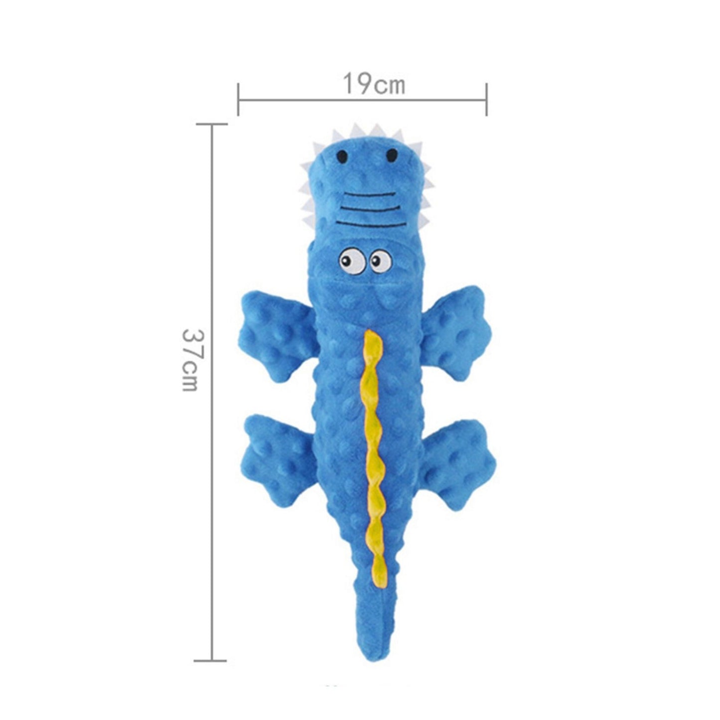 Hoofie צעצוע בובה לכלבים תנין כחול