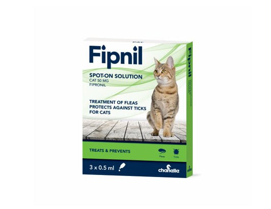 Fipnil אמפולות לחתולים נגד פרעושים וקרציות פיפניל