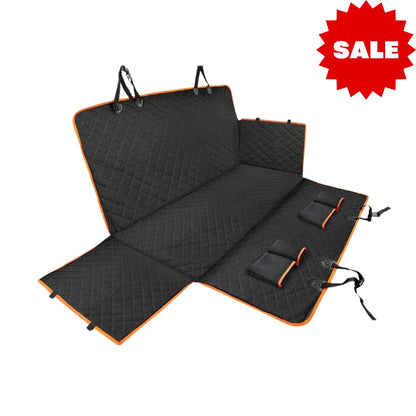 כיסוי מושב אחורי לרכב לכלב עם כיסוי דלתות מלא